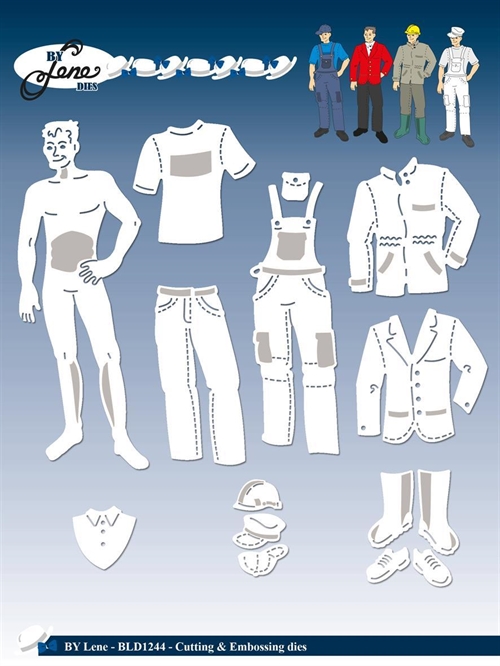  By Lene dies Craftsman 4x10,5cm